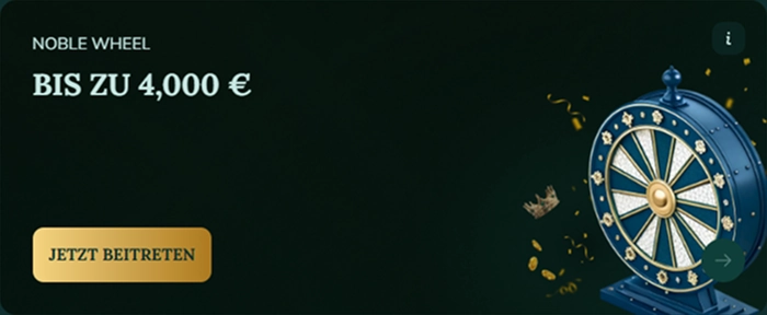bonus-2 Noble Wheel blaues Rad 4.000 €