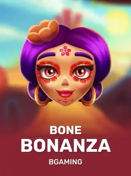 Bone Bonanza Mädchen Calavera violette Haare